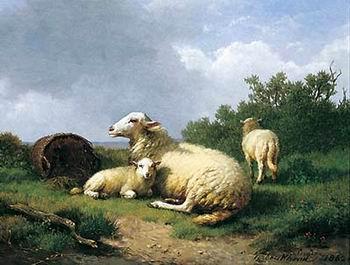 unknow artist Sheep 067 Spain oil painting art